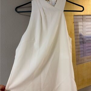 Milly’s - Elegant Classic Cream Sleeveless Top